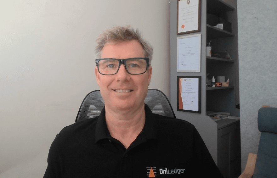 Guy Kennedy — Founder of DrilLedger, with UWA and IT qualifications